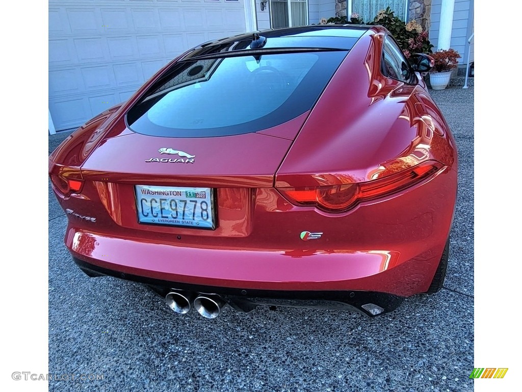 2016 F-TYPE S Coupe - Caldera Red / Jet photo #8