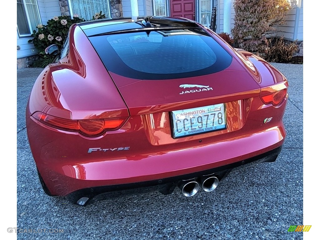 2016 F-TYPE S Coupe - Caldera Red / Jet photo #9