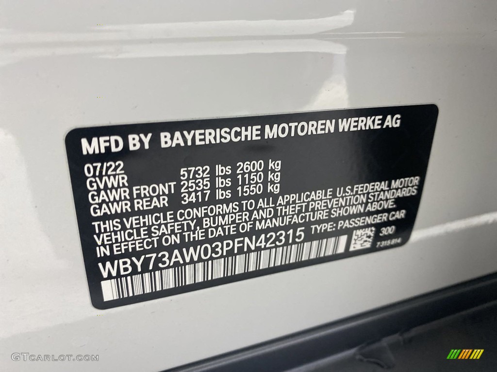 2023 BMW i4 Series eDrive40 Color Code Photos