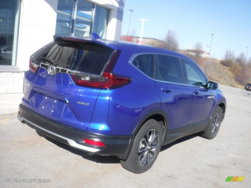 2020 CR-V EX-L AWD - Aegean Blue Metallic / Black photo #10