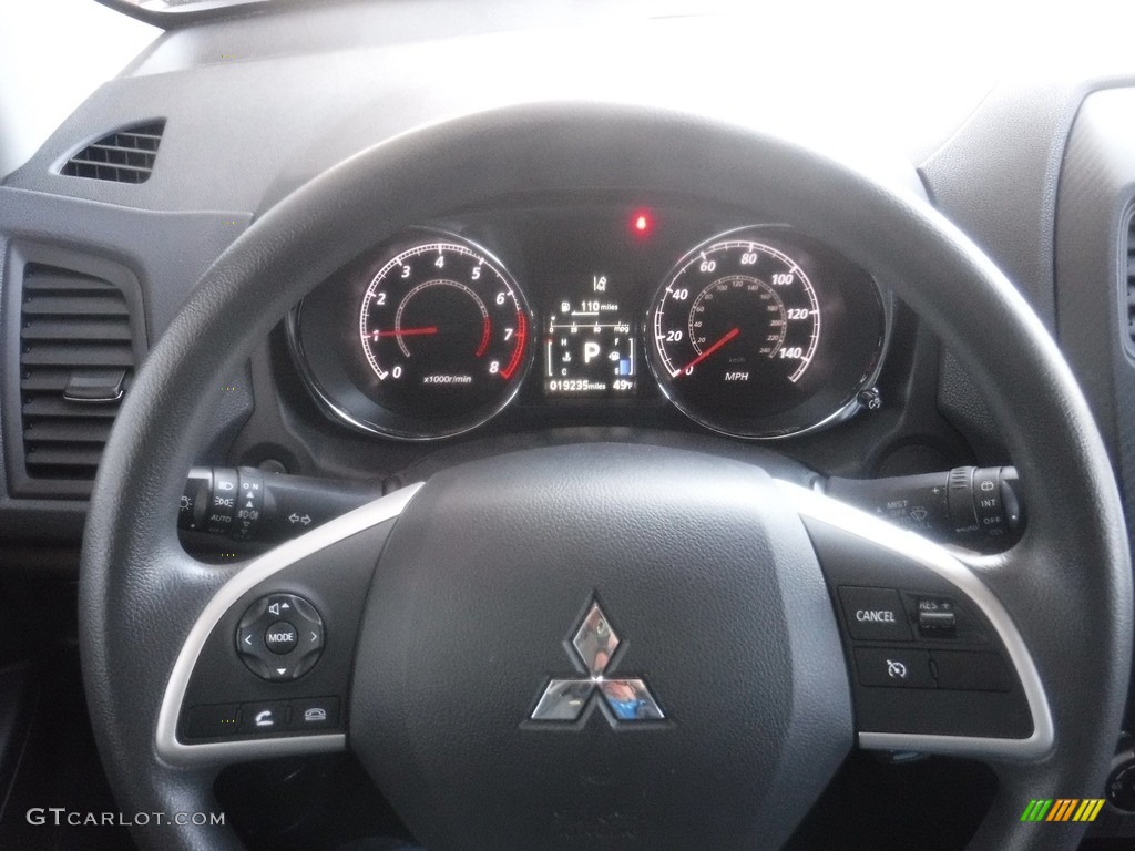 2021 Mitsubishi Outlander Sport SE Black Steering Wheel Photo #145210725
