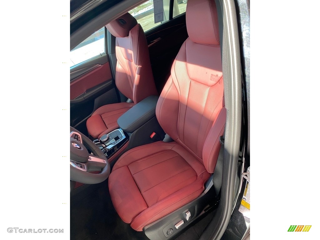2023 X4 xDrive30i - Black Sapphire Metallic / Tacora Red photo #4