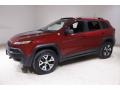 Deep Cherry Red Crystal Pearl - Cherokee Trailhawk 4x4 Photo No. 3