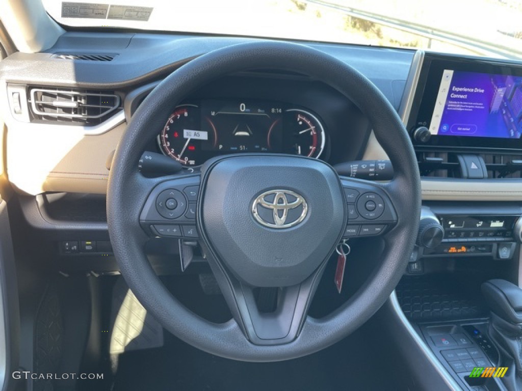 2023 Toyota RAV4 LE AWD Nutmeg Steering Wheel Photo #145211604