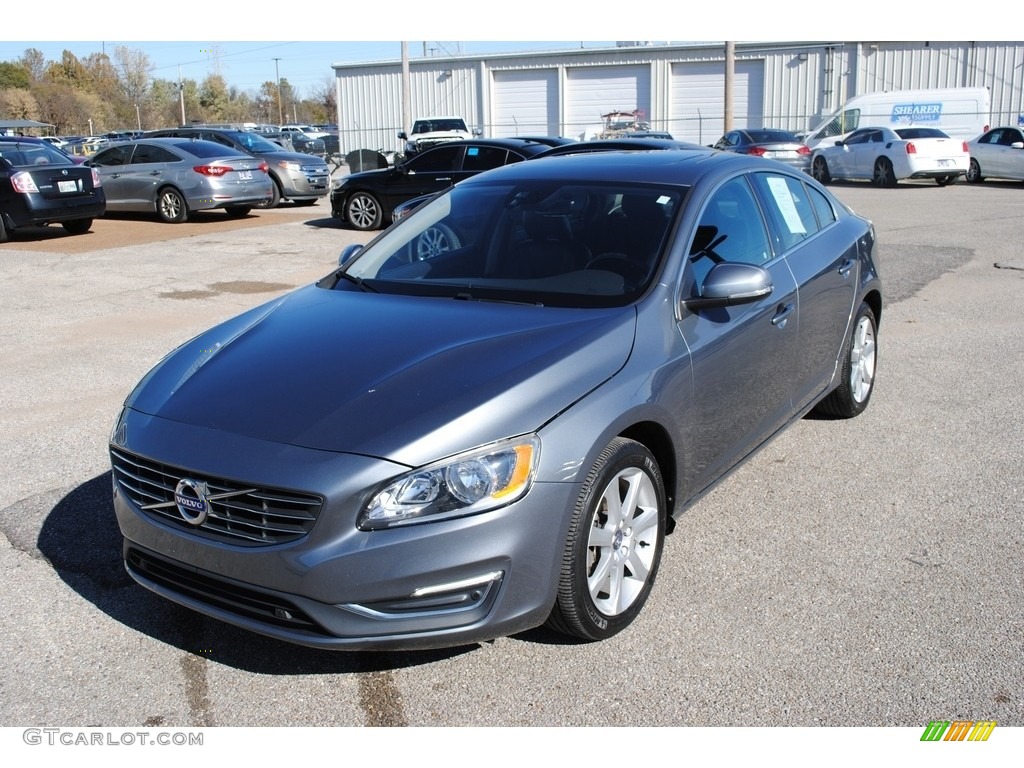 2016 S60 T5 Drive-E - Osmium Grey Metallic / Off-Black photo #1
