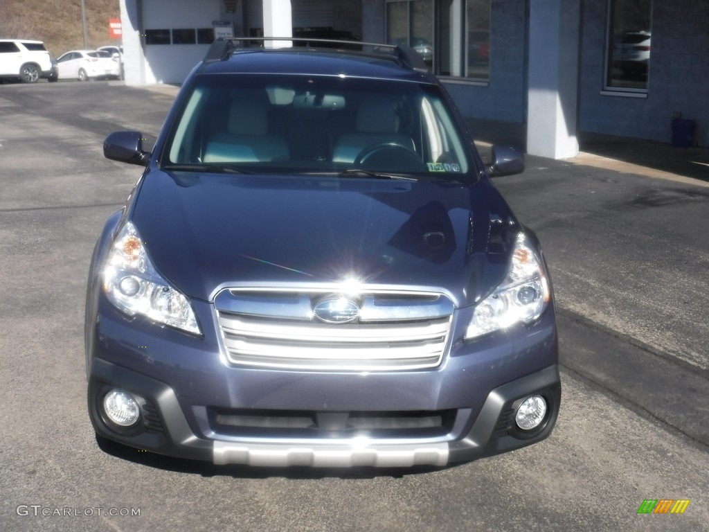 2013 Outback 2.5i Limited - Twilight Blue Metallic / Warm Ivory Leather photo #5