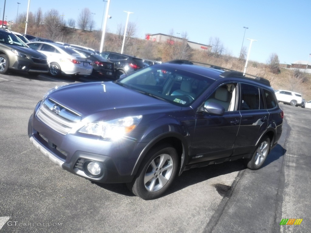 2013 Outback 2.5i Limited - Twilight Blue Metallic / Warm Ivory Leather photo #6