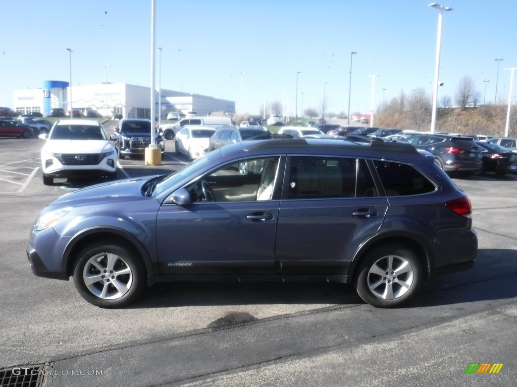 2013 Outback 2.5i Limited - Twilight Blue Metallic / Warm Ivory Leather photo #7