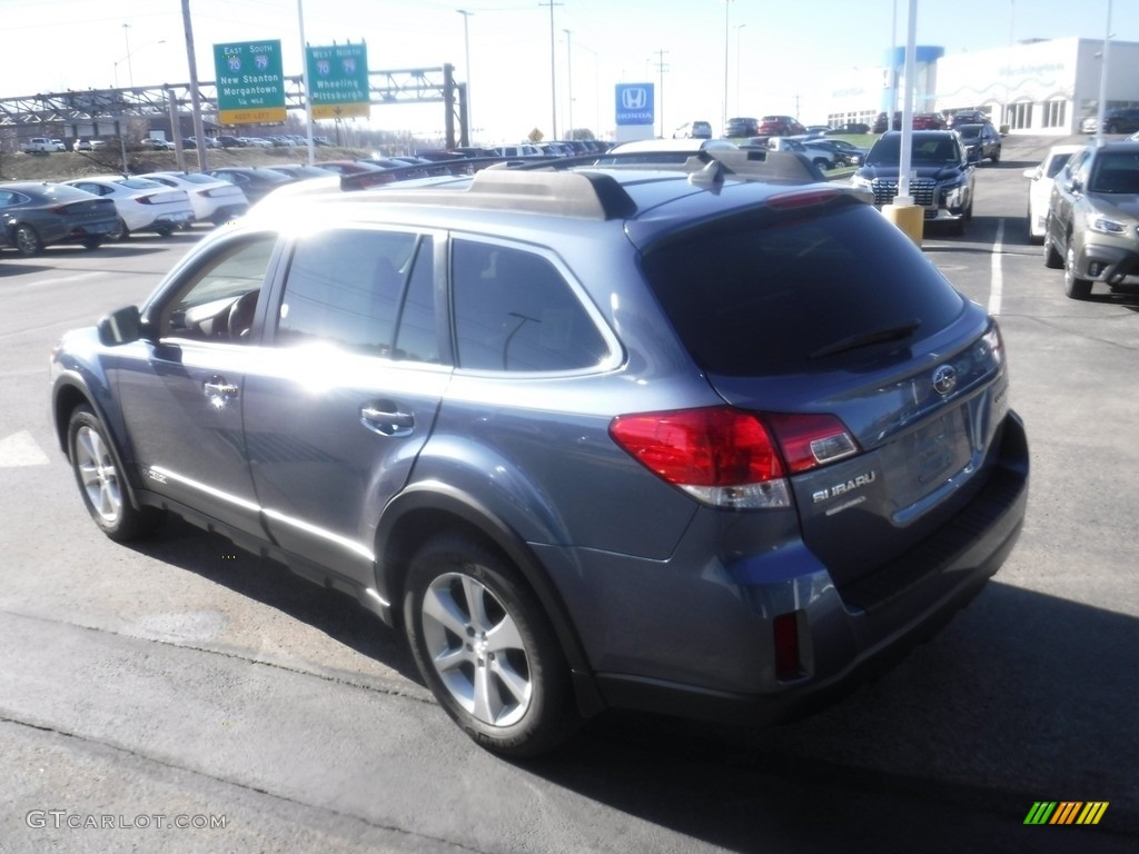 2013 Outback 2.5i Limited - Twilight Blue Metallic / Warm Ivory Leather photo #8