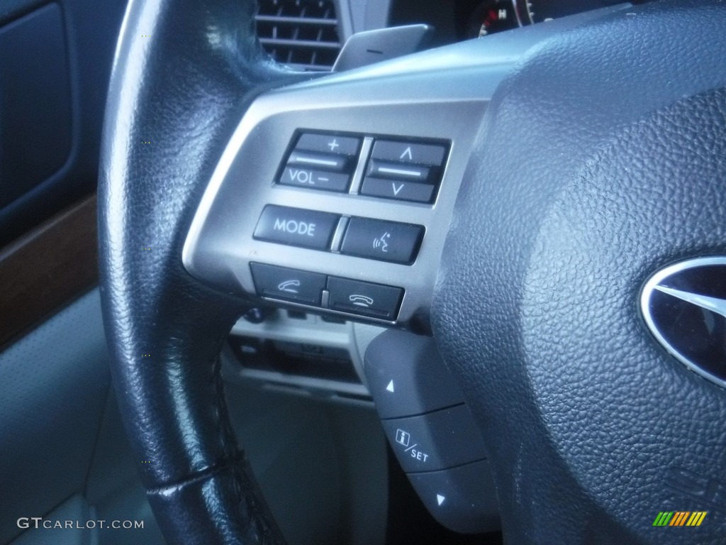 2013 Outback 2.5i Limited - Twilight Blue Metallic / Warm Ivory Leather photo #25