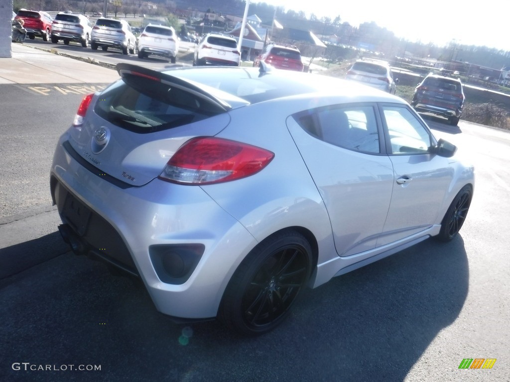 2013 Veloster Turbo - Ironman Silver / Black photo #13