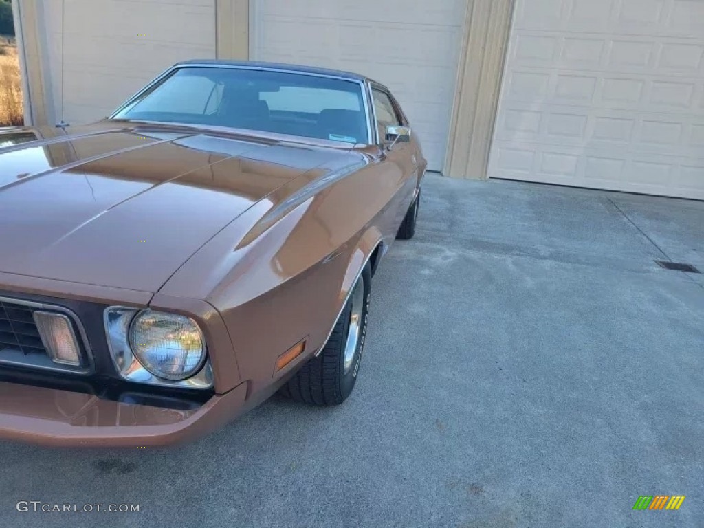 1973 Mustang Hardtop - Medium Brown Metallic / Medium Ginger photo #17