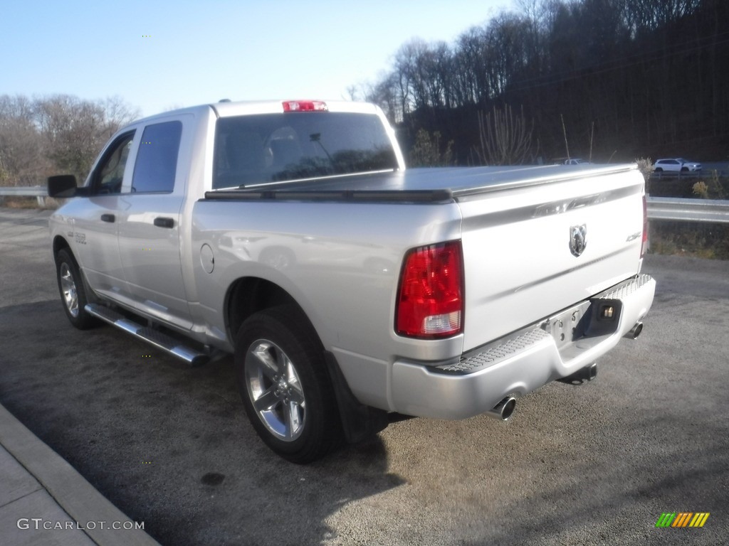 2014 1500 Express Crew Cab 4x4 - Bright Silver Metallic / Black/Diesel Gray photo #15