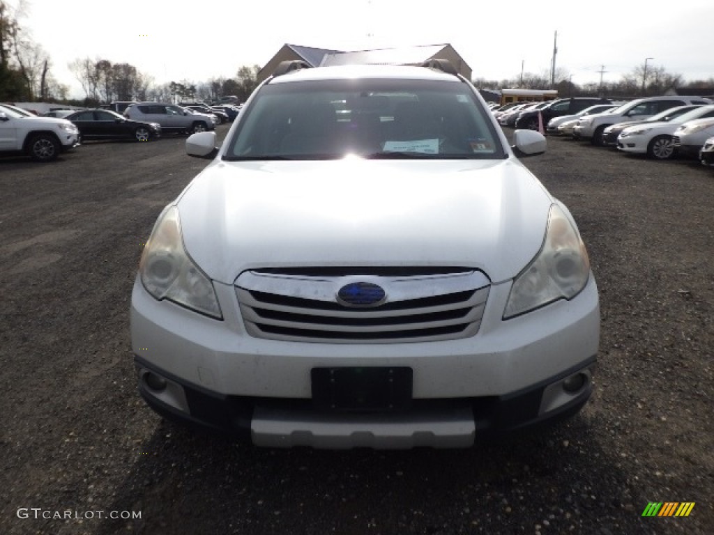 2011 Outback 2.5i Limited Wagon - Satin White Pearl / Warm Ivory photo #2