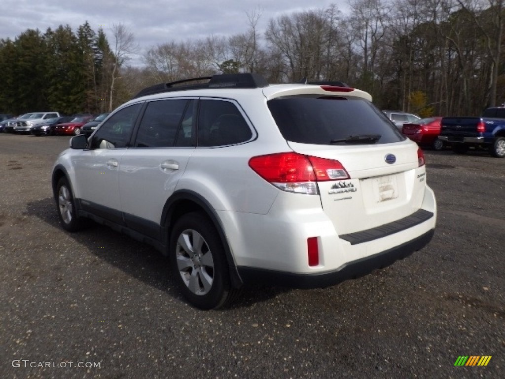 2011 Outback 2.5i Limited Wagon - Satin White Pearl / Warm Ivory photo #4