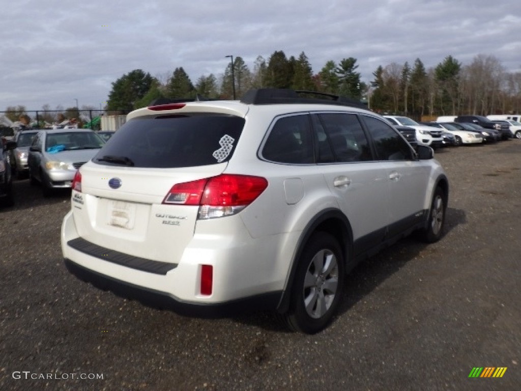 2011 Outback 2.5i Limited Wagon - Satin White Pearl / Warm Ivory photo #6