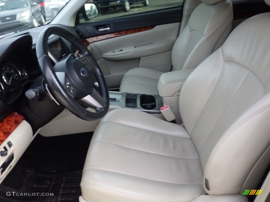 2011 Outback 2.5i Limited Wagon - Satin White Pearl / Warm Ivory photo #8