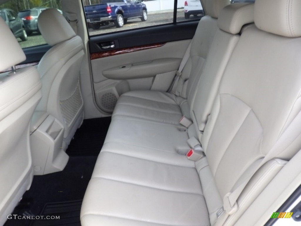 2011 Outback 2.5i Limited Wagon - Satin White Pearl / Warm Ivory photo #9