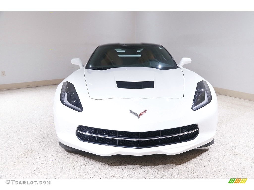 2016 Corvette Stingray Coupe - Arctic White / Kalahari photo #2