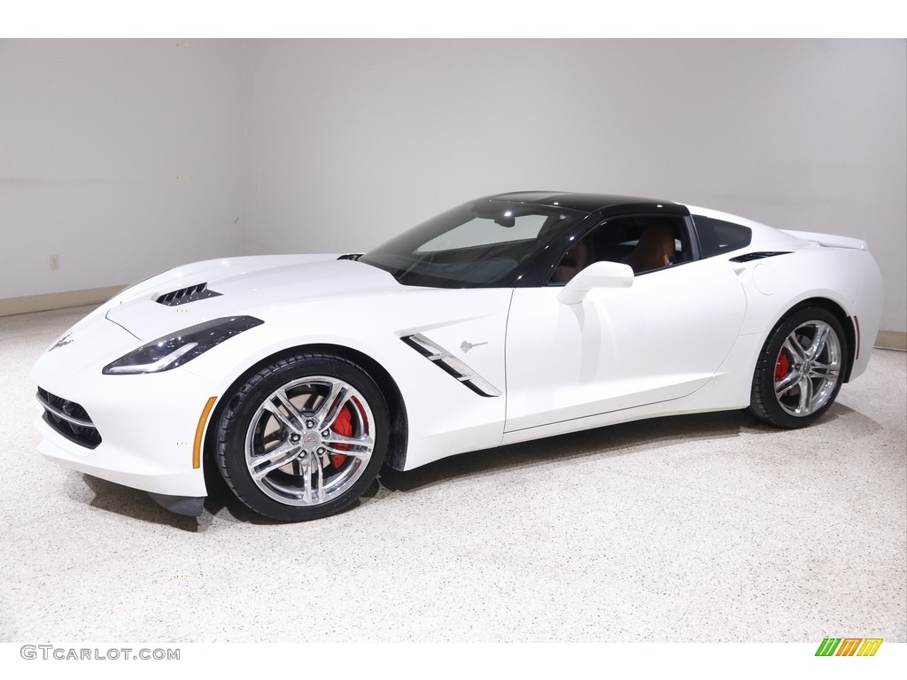 2016 Corvette Stingray Coupe - Arctic White / Kalahari photo #3