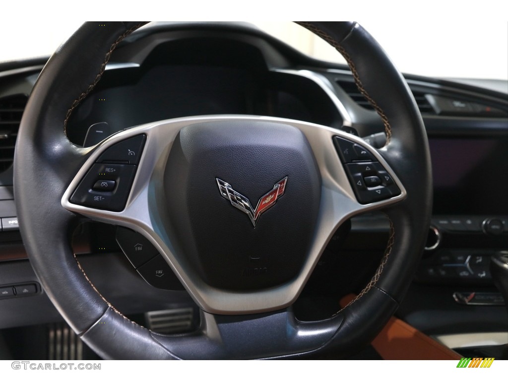 2016 Chevrolet Corvette Stingray Coupe Kalahari Steering Wheel Photo #145215303