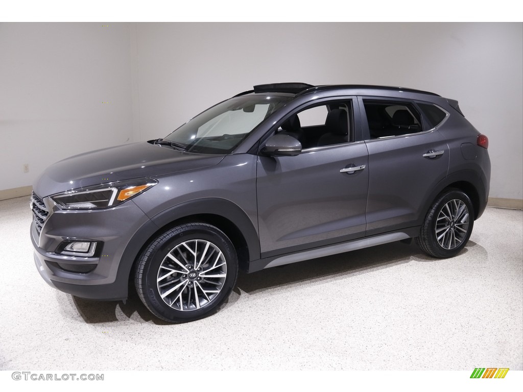 2021 Tucson Ulitimate AWD - Magnetic Force / Black photo #3