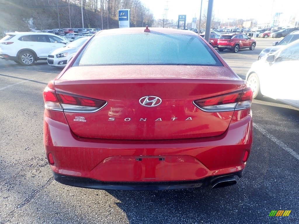 2019 Sonata SEL - Scarlet Red / Gray photo #3