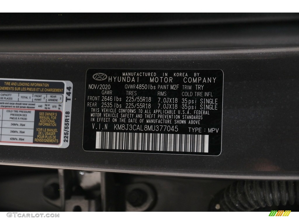 Magnetic Force 2021 Hyundai Tucson Ulitimate AWD Exterior Photo #145216820