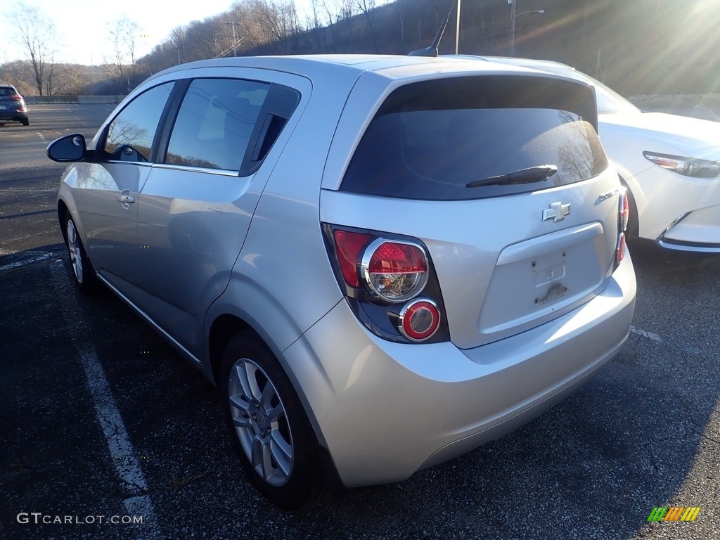 2012 Sonic LT Hatch - Silver Ice Metallic / Jet Black/Dark Titanium photo #2