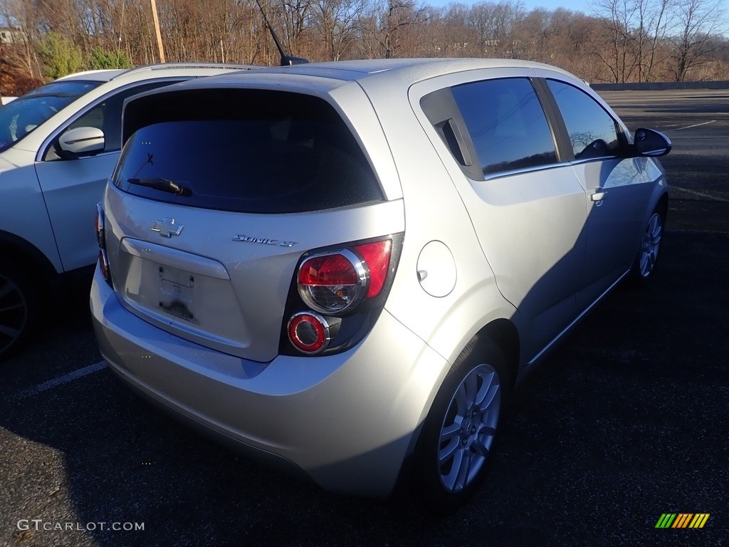 2012 Sonic LT Hatch - Silver Ice Metallic / Jet Black/Dark Titanium photo #4