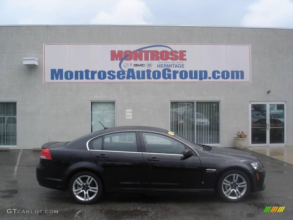 2009 G8 Sedan - Panther Black / Onyx photo #1