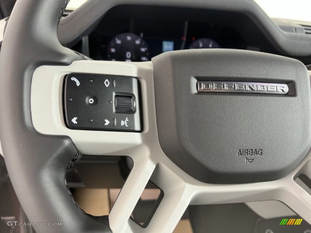 2023 Land Rover Defender 110 S Ebony Steering Wheel Photo #145218044