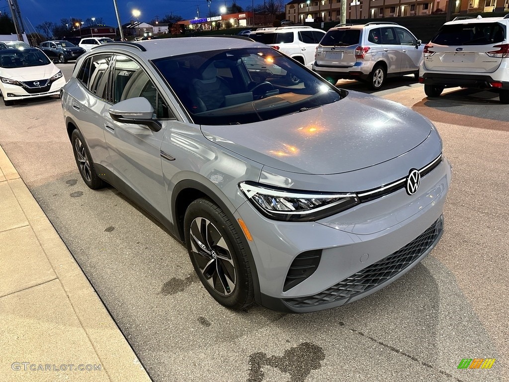 Moonstone Gray 2021 Volkswagen ID.4 Pro AWD Exterior Photo #145218458