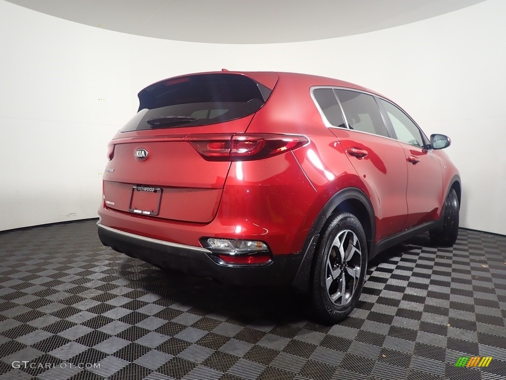 2020 Sportage LX AWD - Hyper Red / Gray photo #14