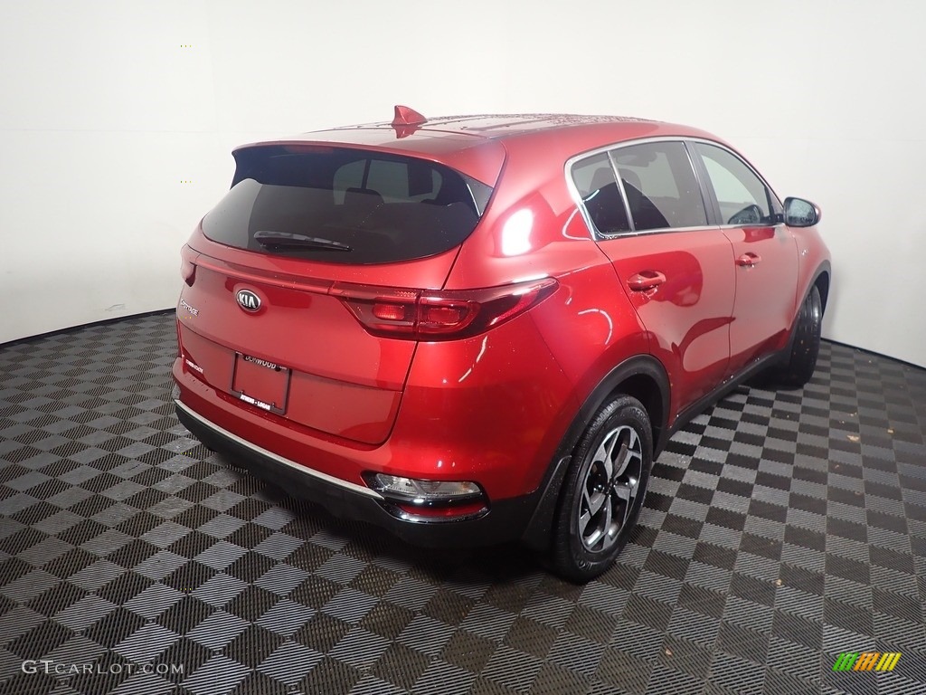 2020 Sportage LX AWD - Hyper Red / Gray photo #15