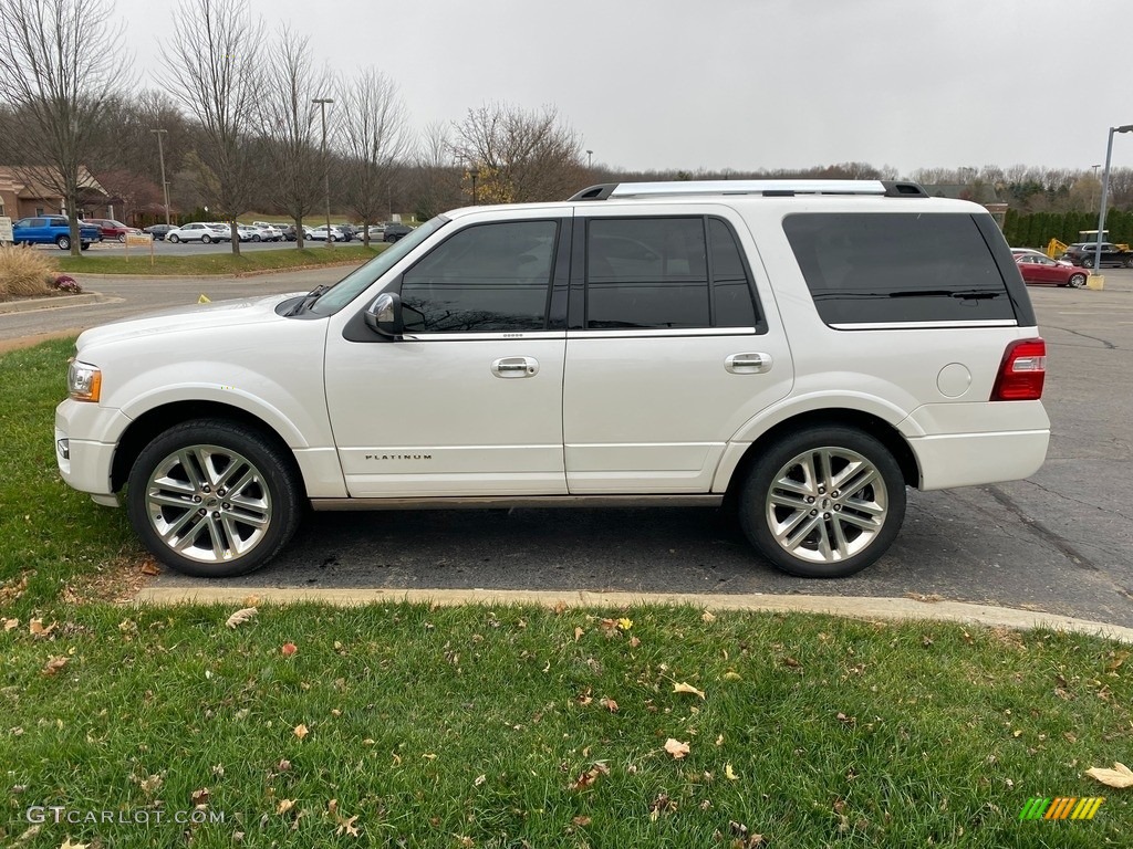 White Platinum Metallic Tricoat 2016 Ford Expedition Platinum 4x4 Exterior Photo #145219316