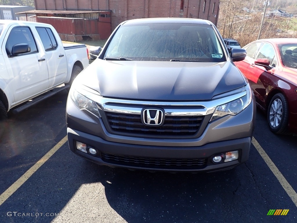 2019 Ridgeline RTL-T AWD - Modern Steel Metallic / Black photo #2