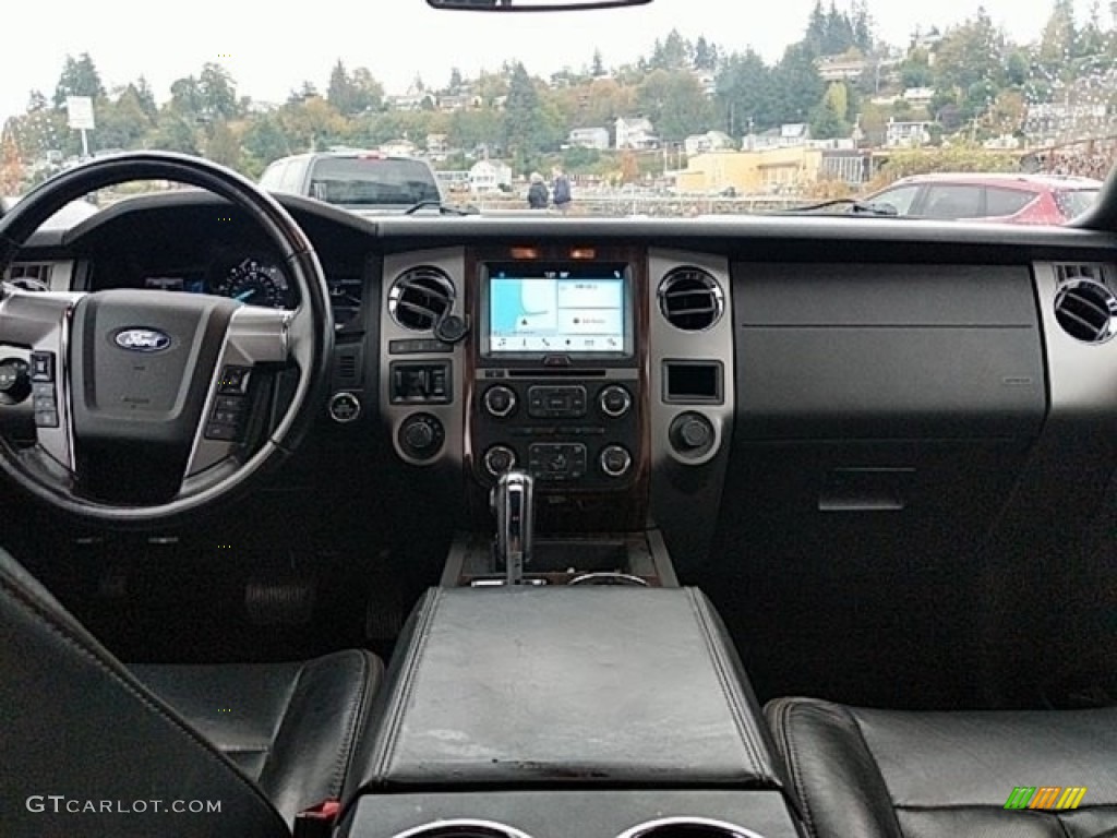2016 Ford Expedition Platinum 4x4 Ebony Dashboard Photo #145219352