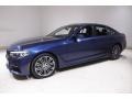 2020 Mediterranean Blue Metallic BMW 5 Series 540i xDrive Sedan  photo #3