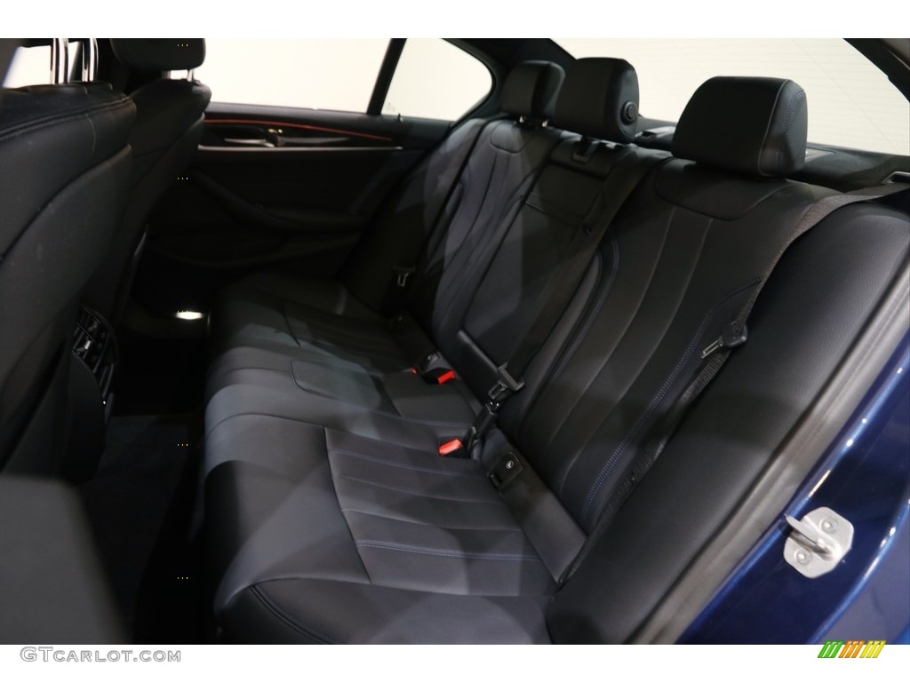 2020 5 Series 540i xDrive Sedan - Mediterranean Blue Metallic / Black photo #20