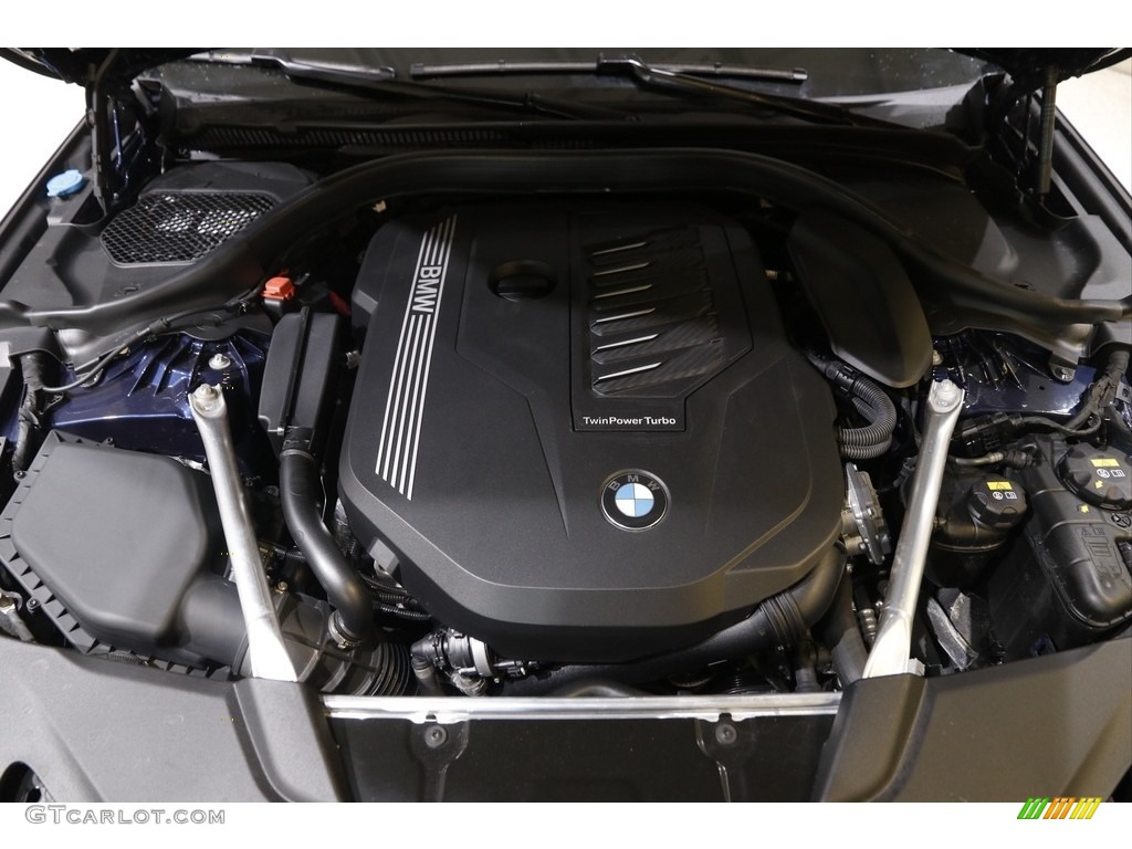 2020 5 Series 540i xDrive Sedan - Mediterranean Blue Metallic / Black photo #22