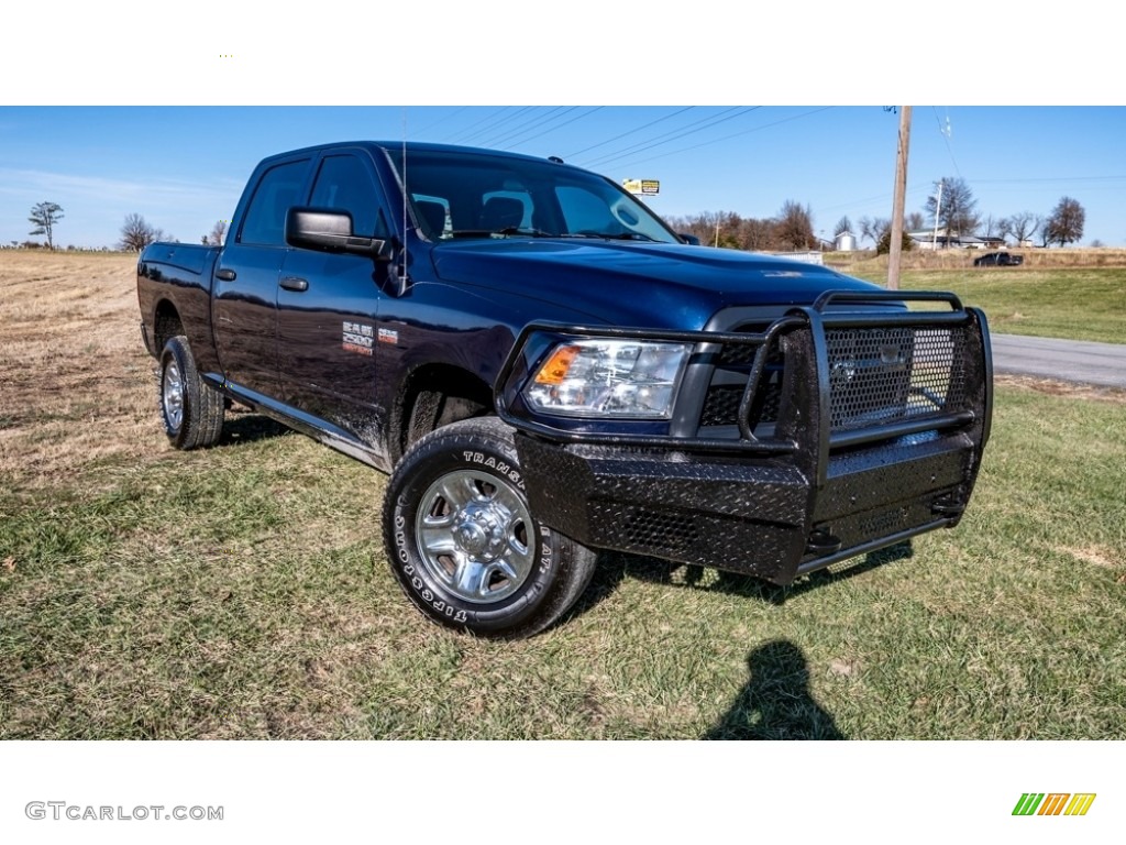 2017 2500 Tradesman Crew Cab 4x4 - Blue Streak Pearl / Black/Diesel Gray photo #1