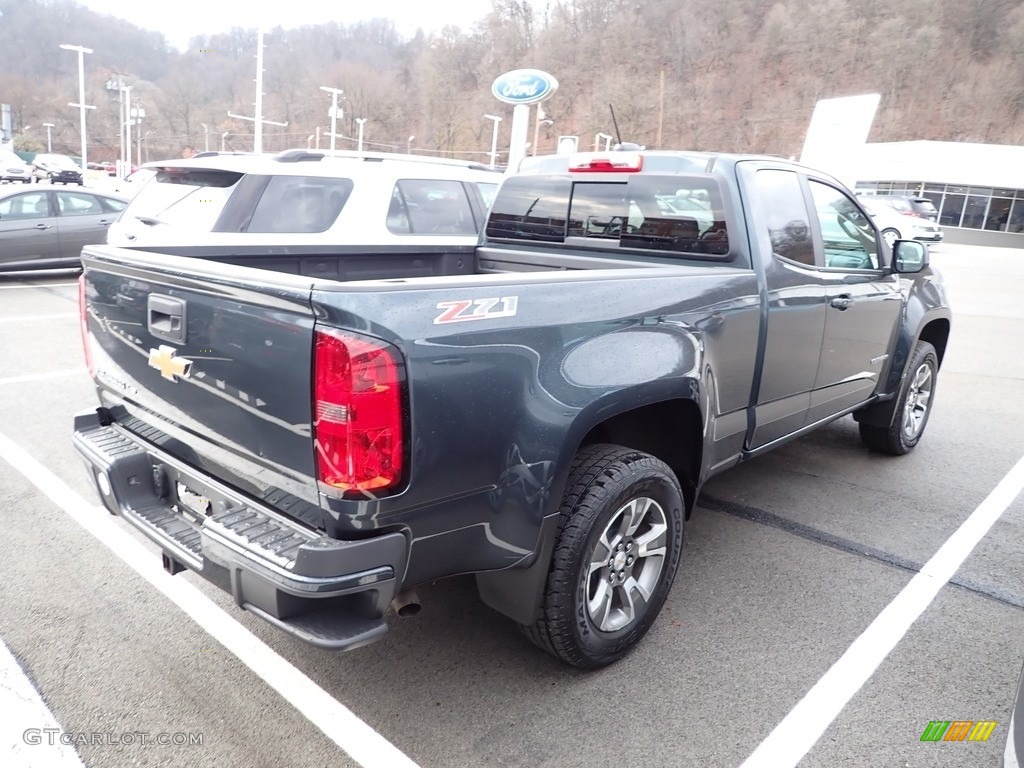 2017 Colorado Z71 Extended Cab 4x4 - Graphite Metallic / Jet Black photo #4