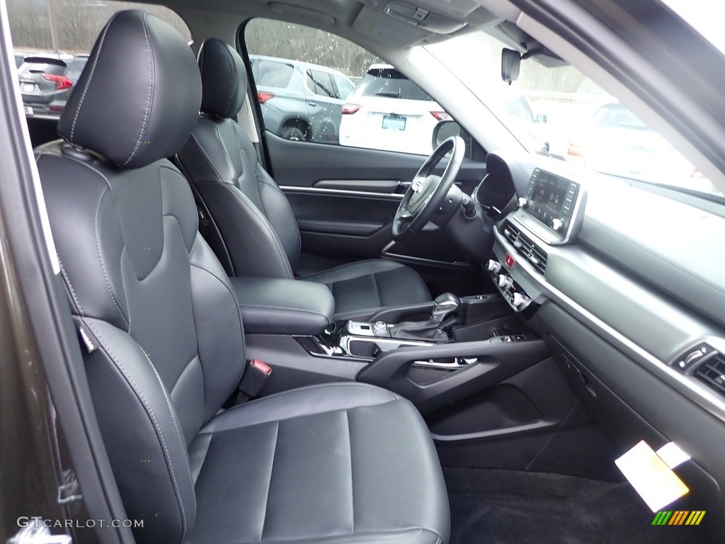 Black Interior 2021 Kia Telluride S AWD Photo #145221993
