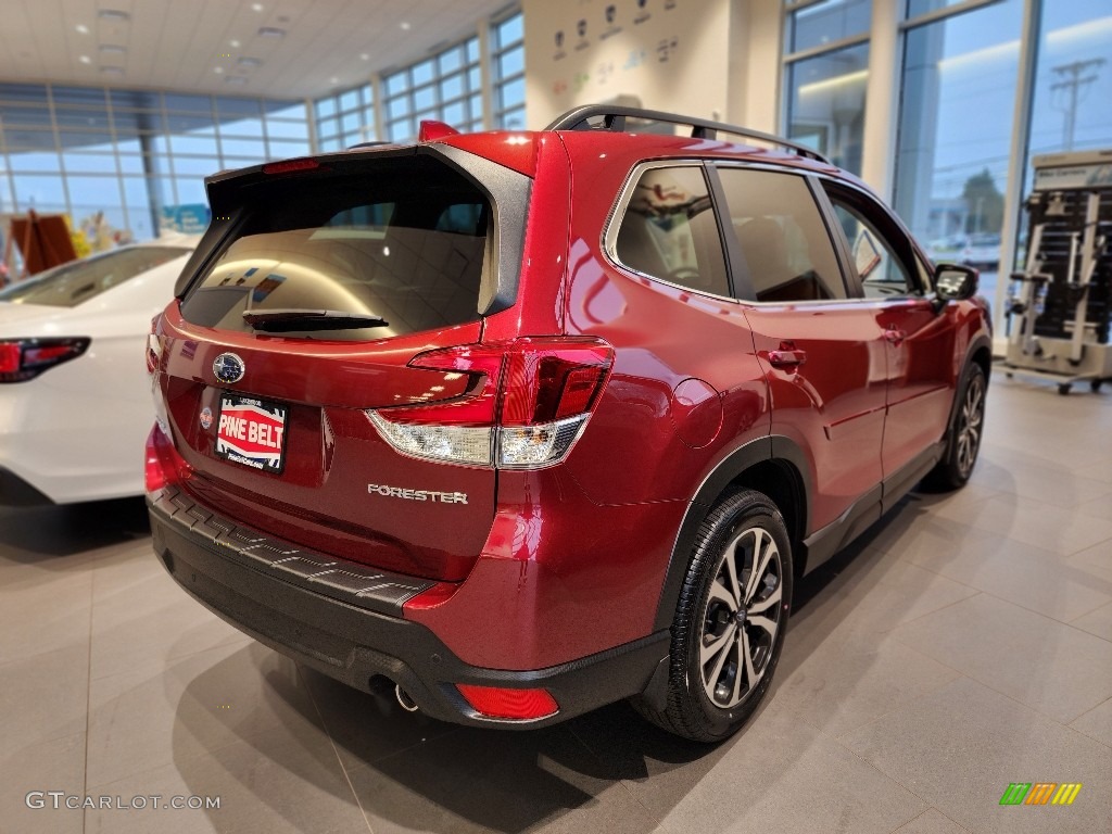 2022 Forester Limited - Crimson Red Pearl / Gray photo #6