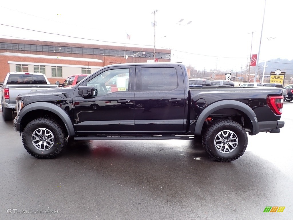 Agate Black Metallic 2022 Ford F150 SVT Raptor SuperCrew 4x4 Exterior Photo #145222074