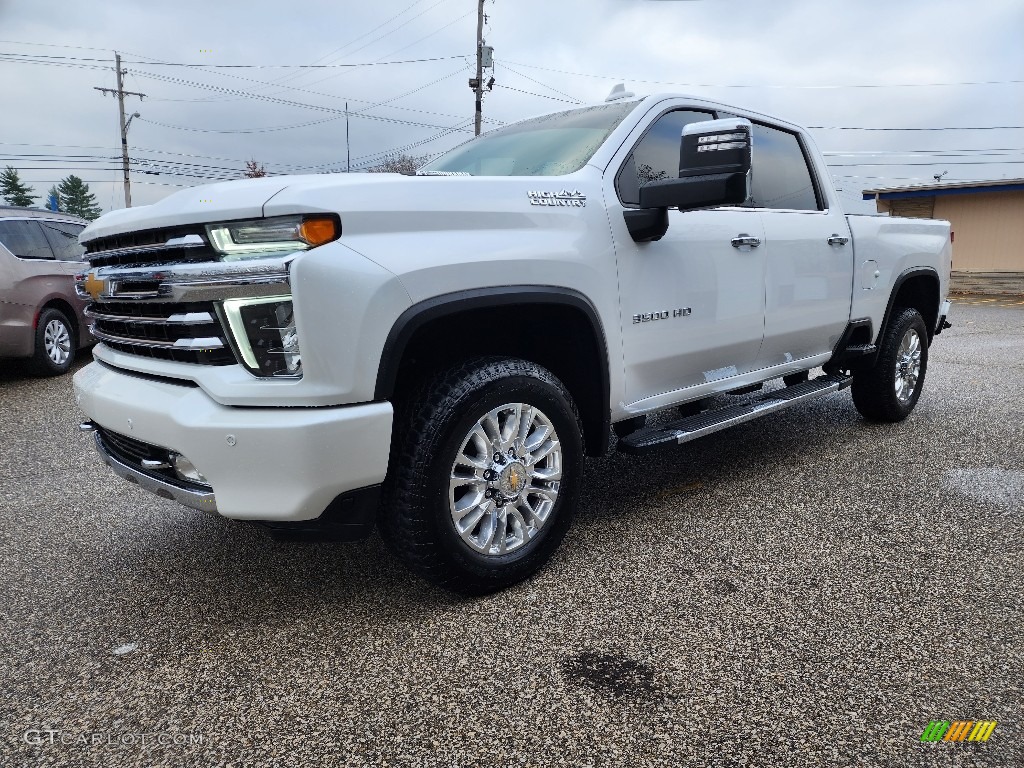 2022 Silverado 3500HD High Country Crew Cab 4x4 - Iridescent Pearl Tricoat / Jet Black photo #1