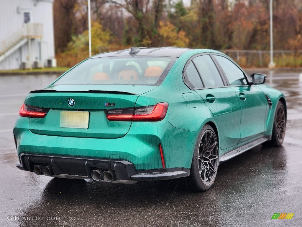 Isle of Man Green Metallic 2022 BMW M3 Sedan Exterior Photo #145222515