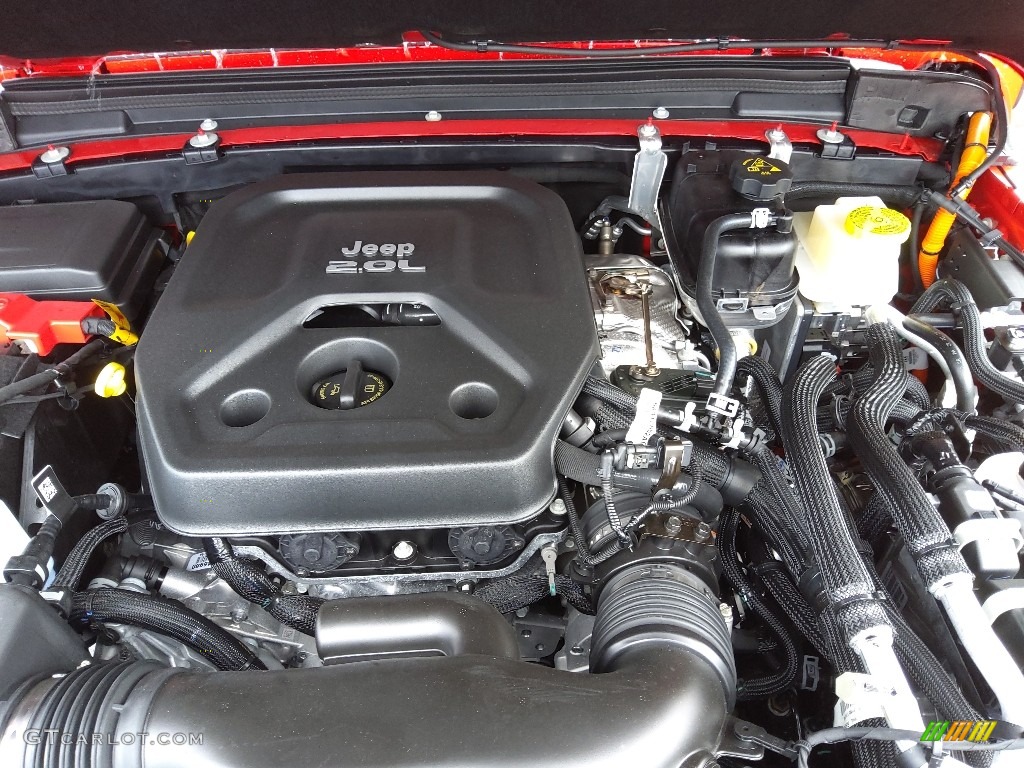 2023 Jeep Wrangler Unlimited Sahara 4XE Hybrid 2.0 Liter Turbocharged DOHC 16-Valve VVT 4 Cylinder Gasoline/Electric Hybrid Engine Photo #145222680