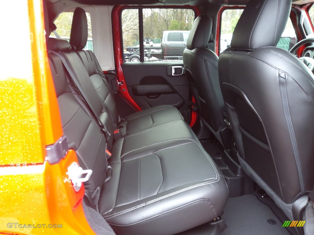 Black Interior 2023 Jeep Wrangler Unlimited Sahara 4XE Hybrid Photo #145222860
